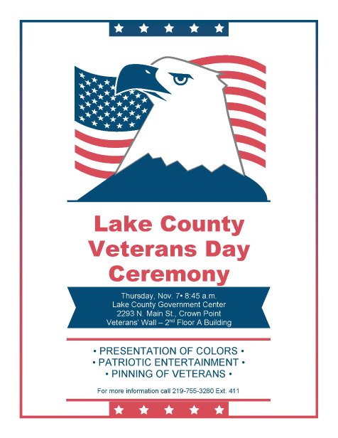 Lake County Veterans Day Ceremony